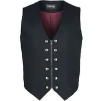 Gothicana by EMP - Gothic Bodywarmer - Countess Bathory - S tot XXL - voor Mannen - zwart | Maat S