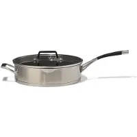 HEMA Hapjespan ⌀26cm keramisch Milano PFAS-vrij met deksel (metaal)