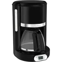 Moulinex Sonne, elektrische waterkoker, 1,7 liter, temperatuurregeling, 2400 W, twee waterpeilindicatoren, zwart, modelnummer BY3558E0