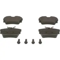 Bosch Remblokken set BP378 Bosch voor o.a. NISSAN, OPEL, RENAULT