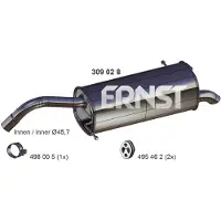 ERNST 309028 Einddemper
