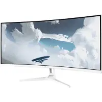AROZZI Nova 34" Gaming Monitor - Curved - UWQHD VA - 165Hz - Wit