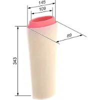 Bosch Luchtfilter S3588 Bosch voor o.a. BMW, LAND ROVER, MG, ROVER