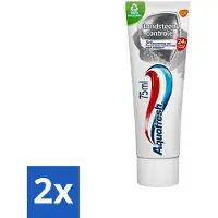 Aquafresh 2 x Tandpasta Tandsteen Controle Frisse Adem 75 ml - Tandsteen Controle - Tandpasta - Tandplak Verwijderen - Bescherming Tegen Tandsteen - Gezond Tandvlees