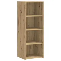 vidaXL Highboard Artisanaal eiken 45 x 41 x 124 cm Bewerkt hout