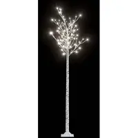 vidaXL Kerstboom wilg met 220 koudwitte LED's binnen en buiten 2,2 m