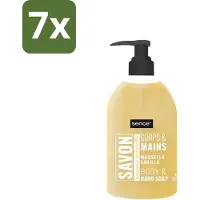 Sence 7 x - La Maison Du Savon De Marseille - Handzeep - Vanille - Hygiënisch - 500 ml - Savon De Marseille - Handzeep - Vanille - Hygiëne - Reiniging