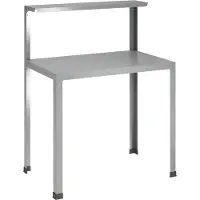 vidaXL Planttafel 60 x 50 x 104 cm Gegalvaniseerd staal zilver