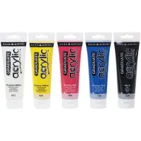 Daler Rowney Graduate Acrylic Paint 120 ml. - Black