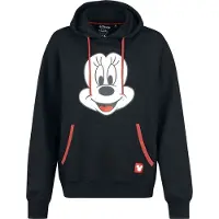 Minnie & Mickey Mouse - Disney Trui met capuchon - Minnie Maus - Ears & Bow - S tot XXL - voor Vrouwen - zwart - Maat L