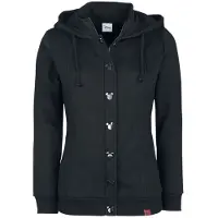 Minnie & Mickey Mouse - Disney Vest met capuchon - Minnie - S tot XXL - voor Vrouwen - zwart - Maat XXL