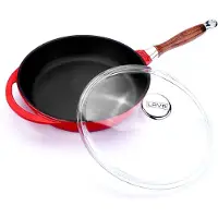 Lava braadpan - 28 cm - 2,8 liter - Gietijzer - Rood