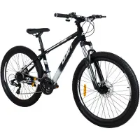 DaviBikes Montaro – Mountainbike – 26 inch – 21 versnellingen – Aluminium frame – Schijfremmen – Voorvork met vering – Shimano – Zwart/Wit