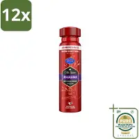 Old Spice – Deospray – Rockstar – 150 ml - Voordeelverpakking - 12 stuks - Frisheid - Lichaamsgeur