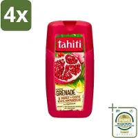 Tahiti - Douchegel - Granaatappel & Kokosolie - Hydraterend - 250 ml - Voordeelverpakking - 4 stuks - Kokosolie - Hydraterend