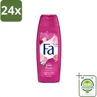 Fa - Pink Passion - Douchegel - Roze Roos - 250 ml - Voordeelverpakking - 24 stuks - Douchegel - Roze Roos