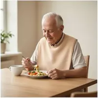 Briljant Care Slab voor Volwassenen met drukknopen - 50x90 - Waterdicht - Wasbaar - Zalm - Badstof