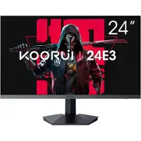 Koorui 24E3 24-inch Gaming Monitor - 24 Inch Gaming Monitor FHD 1920 x 1080 - 165 Hz FHD-scherm - 1 ms pc-scherm - 75 x 75 mm VESA-bevestiging - Zwart