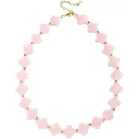Yehwang Kralenketting met klaver kraaltjes