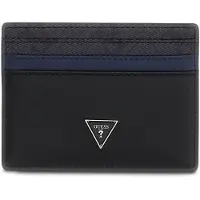 GUESS Leren kaarthouder Sydney Card Holder Black zwart