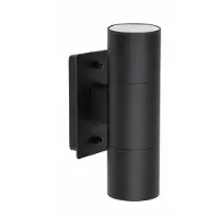 Prolight Led Wandlamp Up/down 2 X 3,5W - 300 Lumen - Ip44 - Zwart