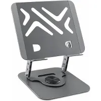 VHV - Laptopstandaard voor Bureau - 360° Draaibare Basis en Hoogte Verstelbaar - Opvouwbare Tablethouder voor Kantoor