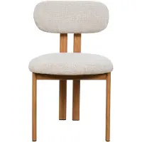 Giga Meubel Eetkamerstoel Noor Beige/Naturel
