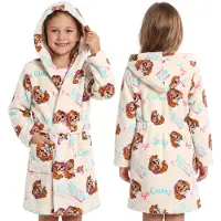 Sarcia.eu Paw Patrol SKYE Meisjesbadjas met riem, WARME gebonden ochtendjas met zakken, ZACHTE huisjas OEKO-TEX 98/104