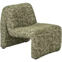 J-Line Chaise longue Margo - multiplex/stof - donkergroen