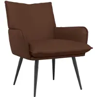 vidaXL Fauteuil Bruin Kunstleer