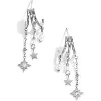 Yehwang Luxurious star drop earrings for women, silver & gold - Goudkleur