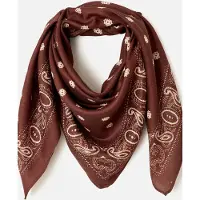 Damart - Sjaal met grafische print - Dames - Bruin - Taille Unique