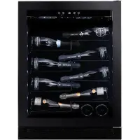 Dunavox Sera-40 Wijnkoelkast DAUF-40.138MB 1 Zone Mat Zwart