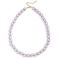 Yehwang Kralenketting met gestreepte kralen