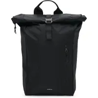 Sandqvist - Fietsforensen - Grid Rolltop Backpack Bag 16" Black voor Unisex van Nylon - Zwart