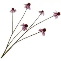 Silk-ka Kunstbloem-Zijden Bloem Rudbeckia Tak Lavendel 95 cm
