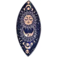 AW Gifts Enamel Incense Bowl - Aluminum - Pink Sun & Moon