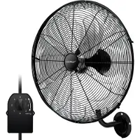 Costway Wandventilator, 56 cm, industriële oscillerende ventilator, 3 standen, voor magazijn, broeikas, werkplaats, terras en kelder