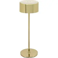 Securit - Tafellamp Oplaadbaar - Signature | 10-15 hrs Brandduur | Dimbaar | Draadloos | 25cm | Goud
