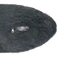 vidaXL Kussen 6 st HEERLEN Antraciet 40 x 60 cm PV Fleece