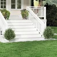 HAUSS SPOLE Kunstplant Zypresse Met 387 Dichte Bladeren 40 X 60 Cm Uvbestendig Kunststof Groen Voor Tuin Terras En Hal Met Aardpen