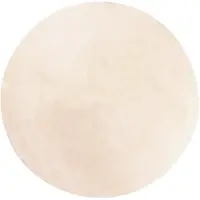 vidaXL Vloerkleed HUARTE laagpolig zacht wasbaar Ø 160 cm beige