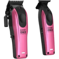 Kiepe Professional Kiepe EdgeX Ultrathin Combo Set Pink- Tondeuse en Trimmer Set - Draadloos - Zero-Gap - 0,1 mm