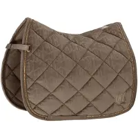 Eskadron SS'22 Heritage Plaza Taupe Velvet Crystal dekje-Pony-Dressuur