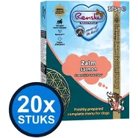 Renske 20x - Vers zalm graanvrij - tetra 375gr - Hondenvoer Natvoer - 375 g