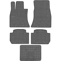 Frogum Max-Dywanik - Autotapijt Set - Kia Stinger - 2016- - Zwart - Geen Stoppers