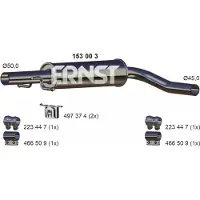 ERNST 153003 Uitlaat middendemper