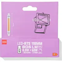 HEMA Led TL-buis eel GR7S 8W 806lm dim