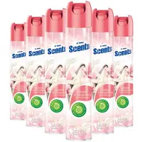 At Home 6x Luchtverfrisser Spray Vanille en Magnolia 400 ml