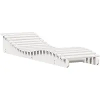 vidaXL Ligbed 205x60x31,5 cm massief grenenhout wit
